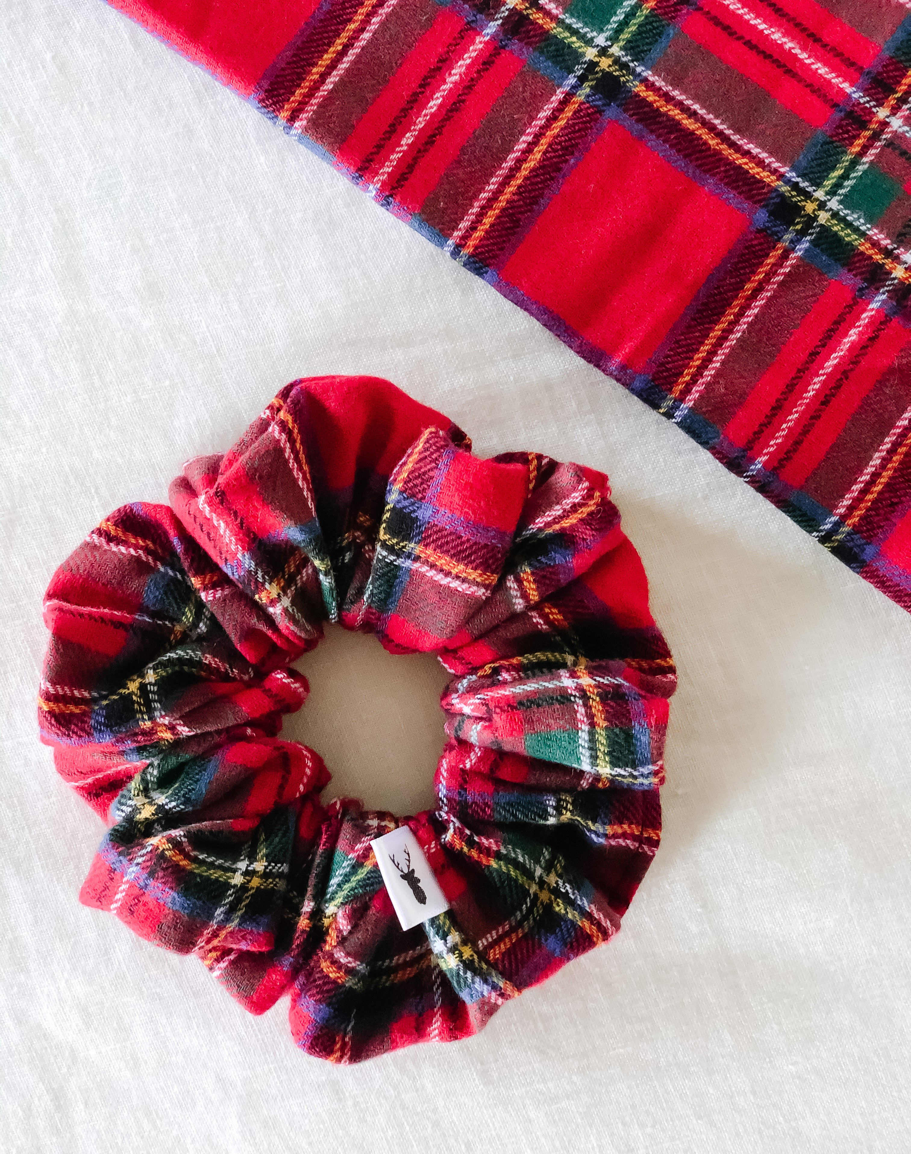 Royal Stewart Tartan Scrunchie – Northern Maple Designs
